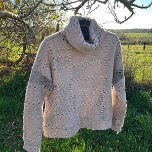 Prana Textured Turtleneck Sweater